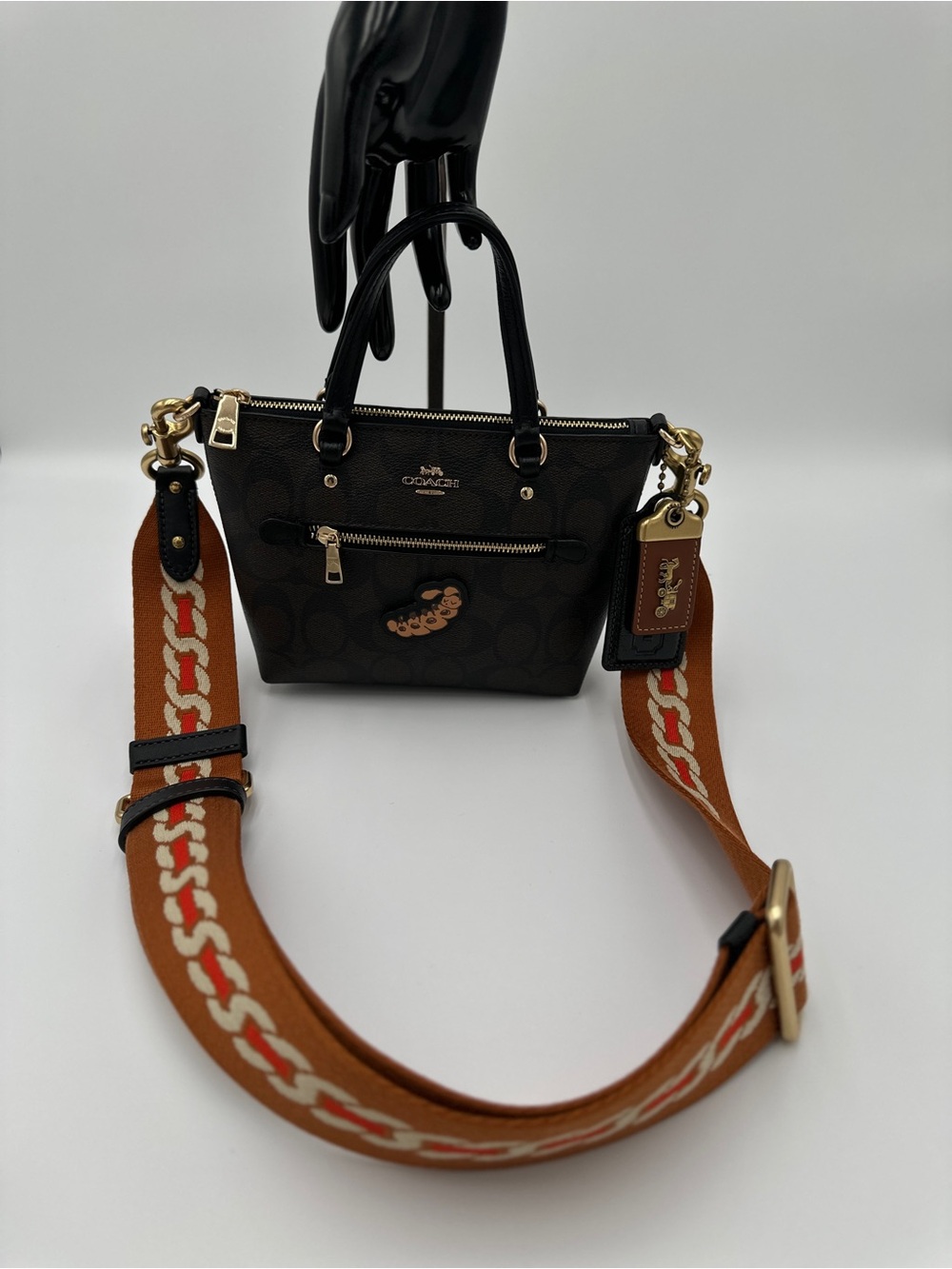 Coach Brown Signature Canvas Crossbody - Picture 5 of 5